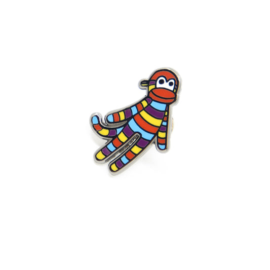 Mubarak The Monkey Lapel Pin