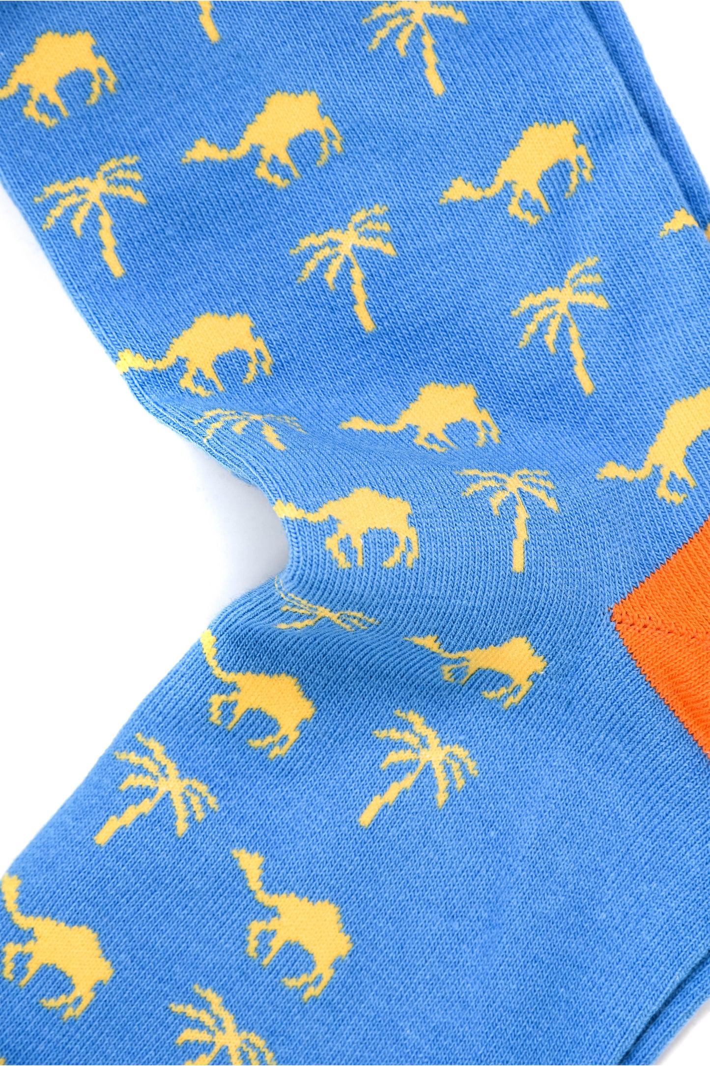 Blue Desert - Camel and Palm Trees