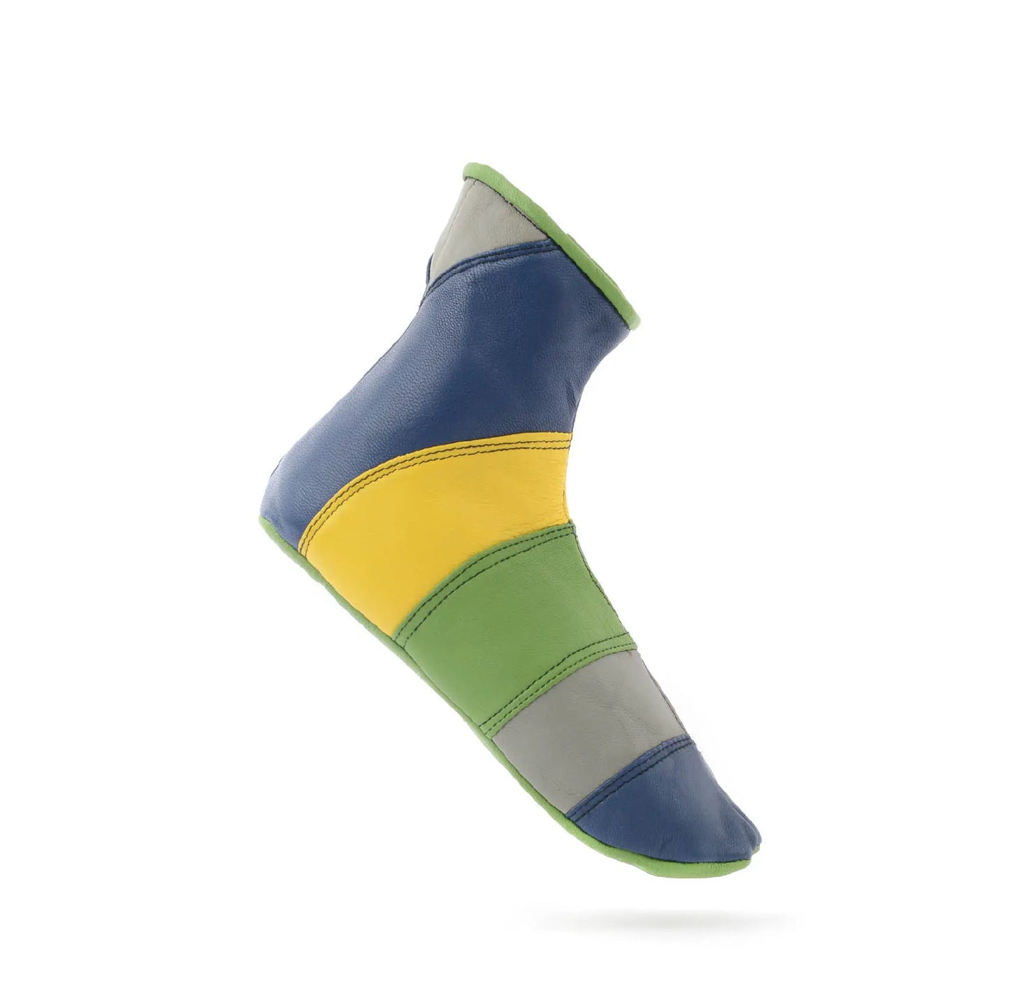 Leather Socks - Emerald Green