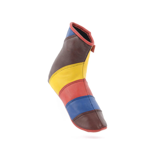 Leather Socks - Racer Red