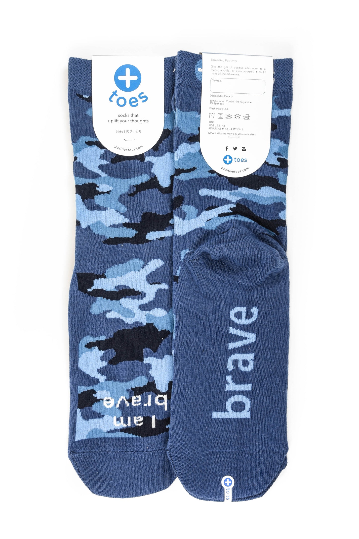 I am Brave - Positive Toes