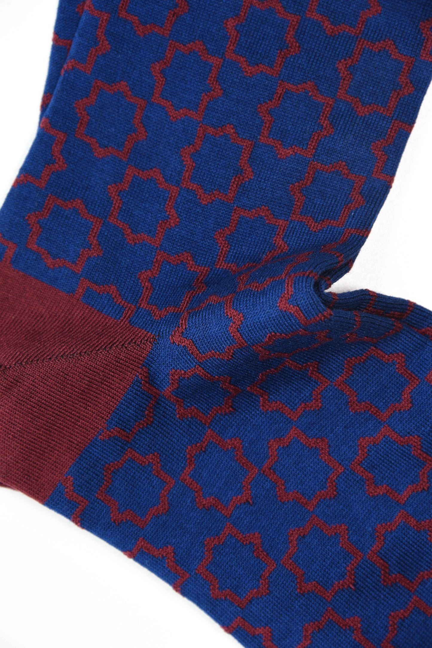 Arabesque Mercerized Mid-Calf Socks