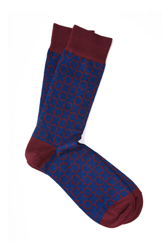 Arabesque Mercerized Mid-Calf Socks