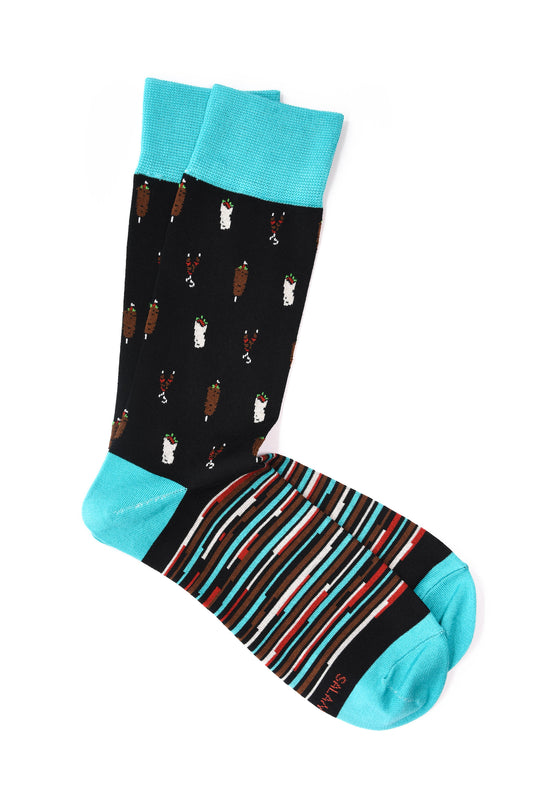 Shawarma Mercerized Mid-Calf Socks