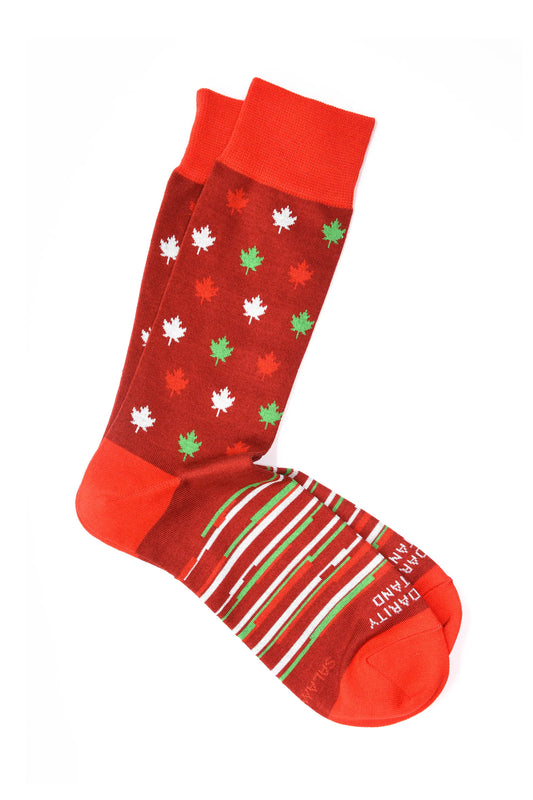 Canadian Muslim Solidarity Mercerized Mid-Calf Socks